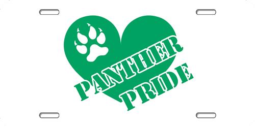 Panther Pride Plate  
